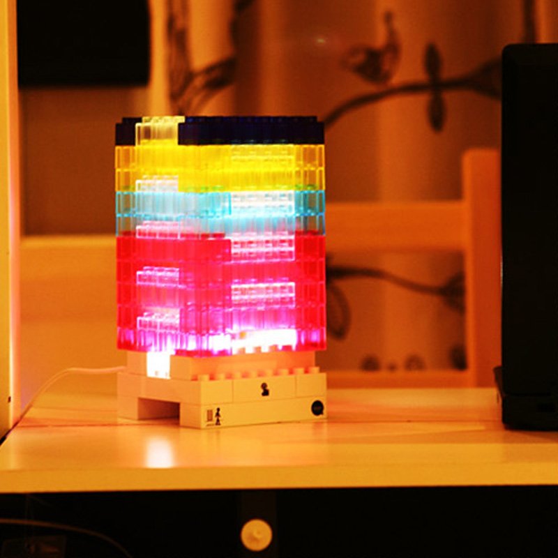 DIY Rainbow Blocks Lamp | Stackable Acrylic LED Light for Creators & Kids at Heart