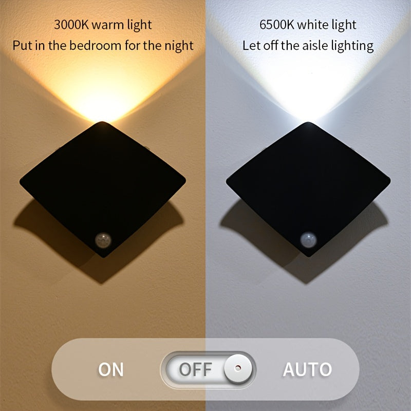 Human Sensing Decor Wall Lamp – Minimalist Vibe, Motion-Activated Glow