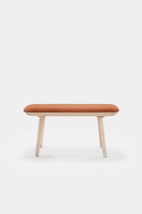Naïve Bench Upholstered – Minimalist Solid Wood Seating