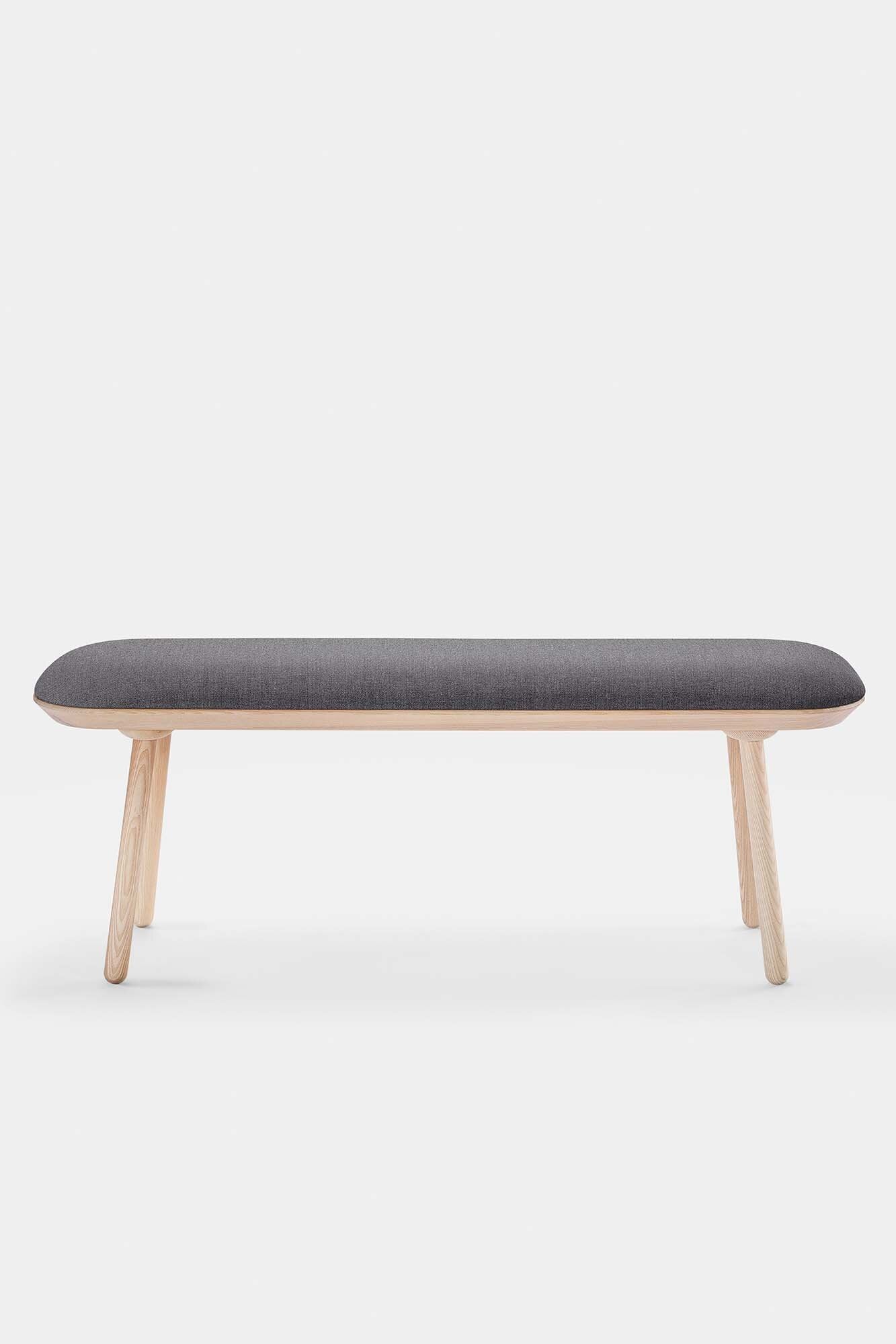 Naïve Bench Upholstered – Minimalist Solid Wood Seating