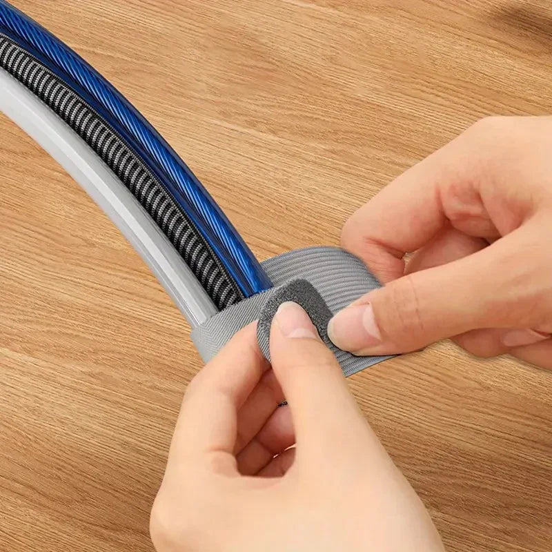 Velcro Cable Ties (Reusable 10-Pack) – Nylon Fastening Straps for Cord & Wire Management