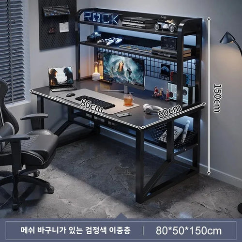AOLIVIYA™ GameStation Desk Set – Multi-Tier E-sports Table + Chair Combo