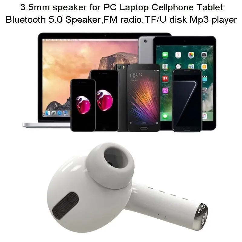 Giant Earphone Bluetooth Speaker – Wireless Stereo Speaker with AUX, USB, and FM