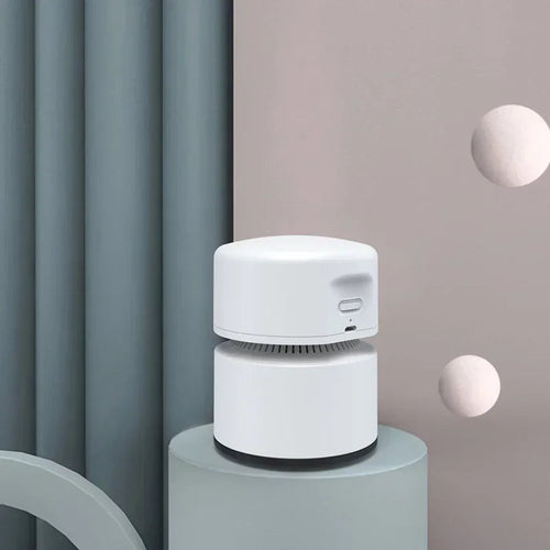 Mini Desk Vacuum | Rechargeable Desktop Dust Cleaner for Crumbs & Debris