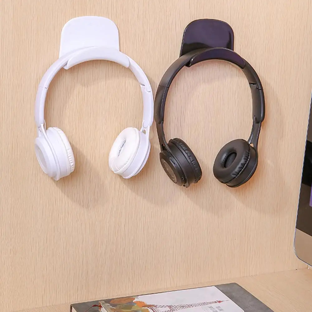 Wall-Mount Headphone Holder | No-Drill Adhesive Stand for Gaming & Studio Setups