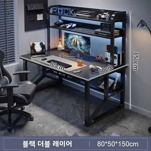 AOLIVIYA™ GameStation Desk Set – Multi-Tier E-sports Table + Chair Combo