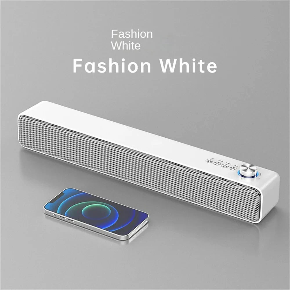 Studio Soundbar | Minimalist Bluetooth Audio Bar With Built-In Subwoofer