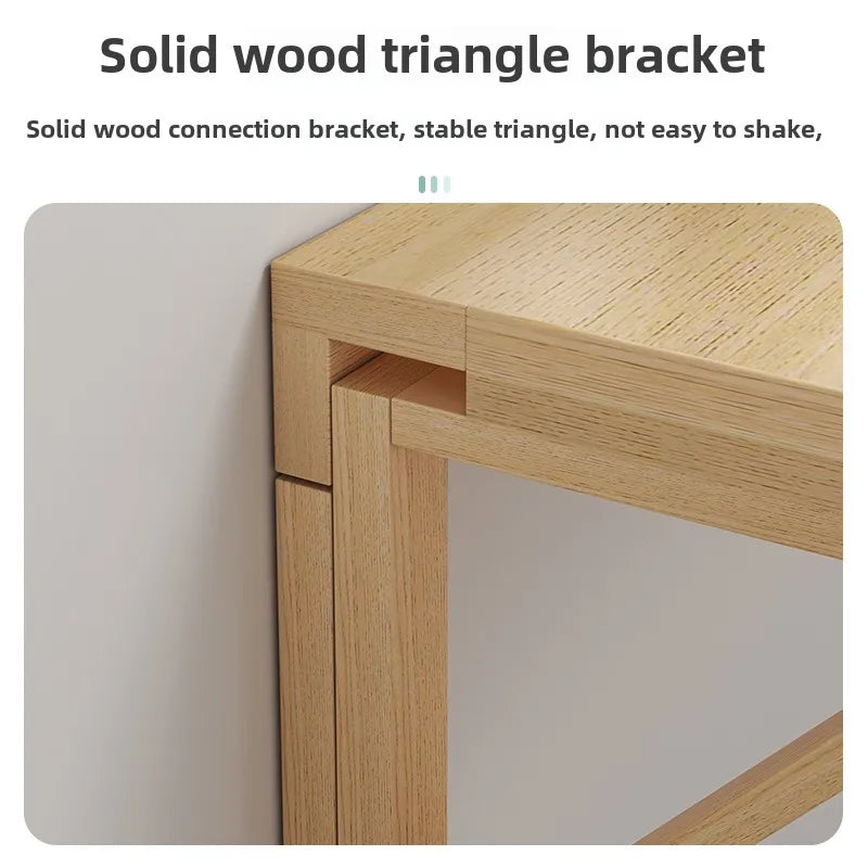 FoldAway™ Wall-Mounted Desk – Minimalist Space-Saving Workstation with Storage Shelf