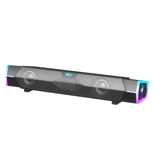 StudioGlow™ RGB Soundbar – 4D Surround Bluetooth Desktop Speakers with Subwoofer Boost