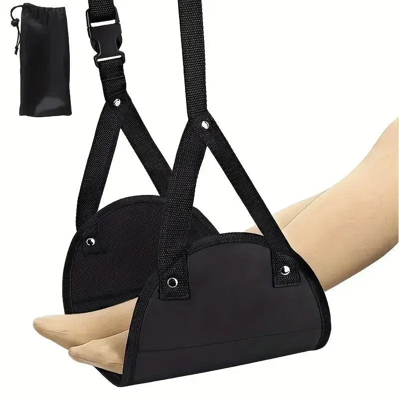 Airplane Footrest Hammock – Lightweight, Adjustable & Travel-Ready