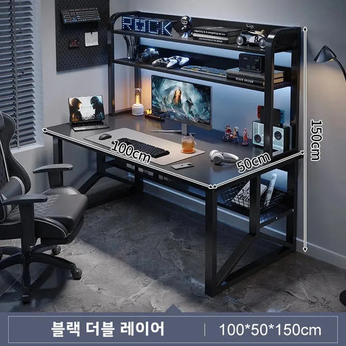 AOLIVIYA™ GameStation Desk Set – Multi-Tier E-sports Table + Chair Combo
