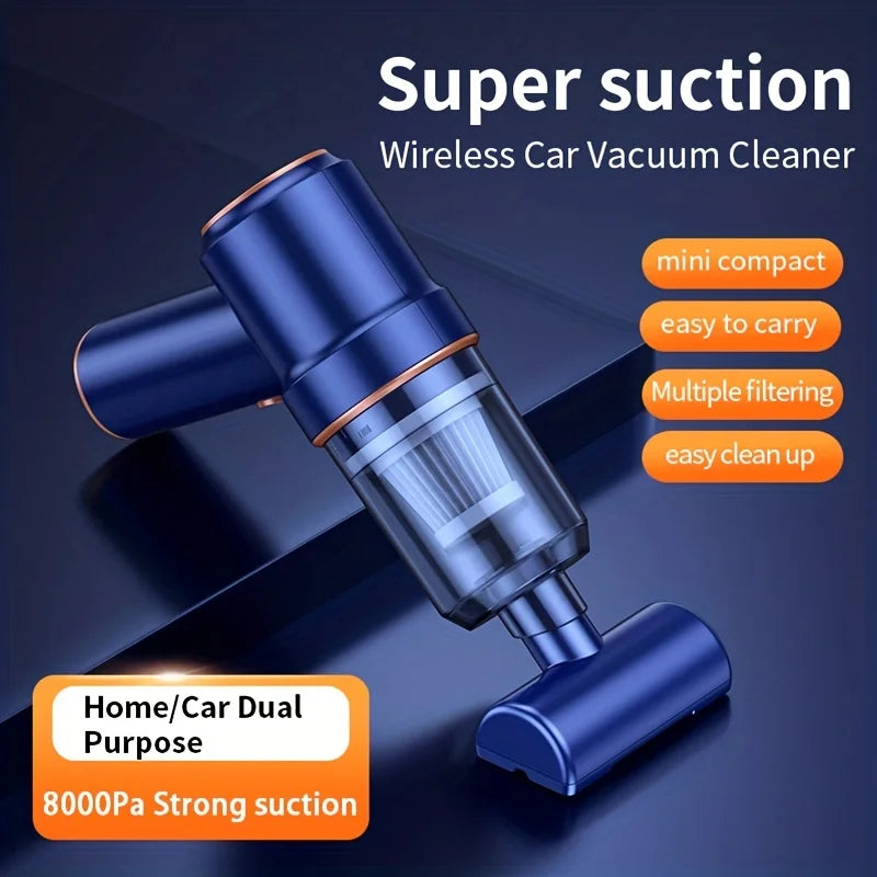 120W Wireless Desk Vacuum | High-Power Rechargeable Handheld Cleaner
