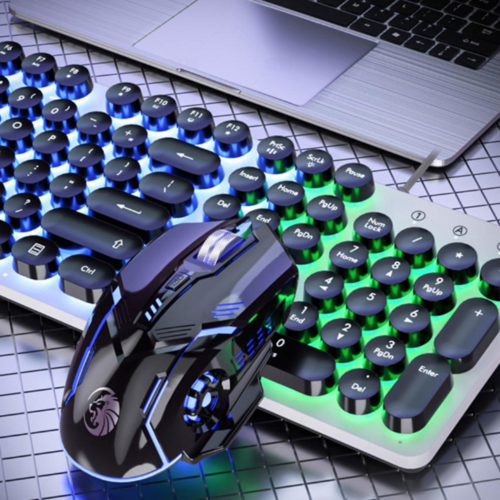DragonGlow RGB Wired Gaming Keyboard & Mouse Combo
