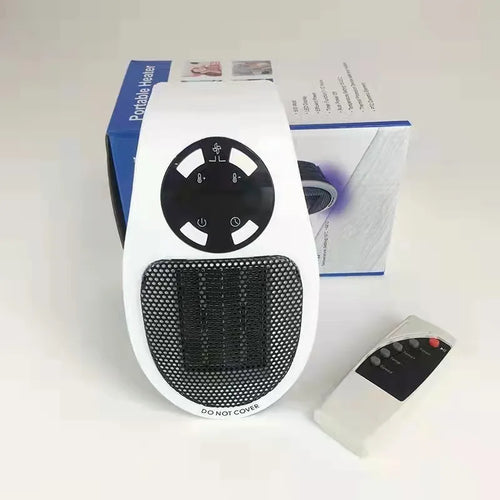 Remote for Wall Plug Mini Heater with Digital Thermostat & Timer – 450W Compact Heat Boost
