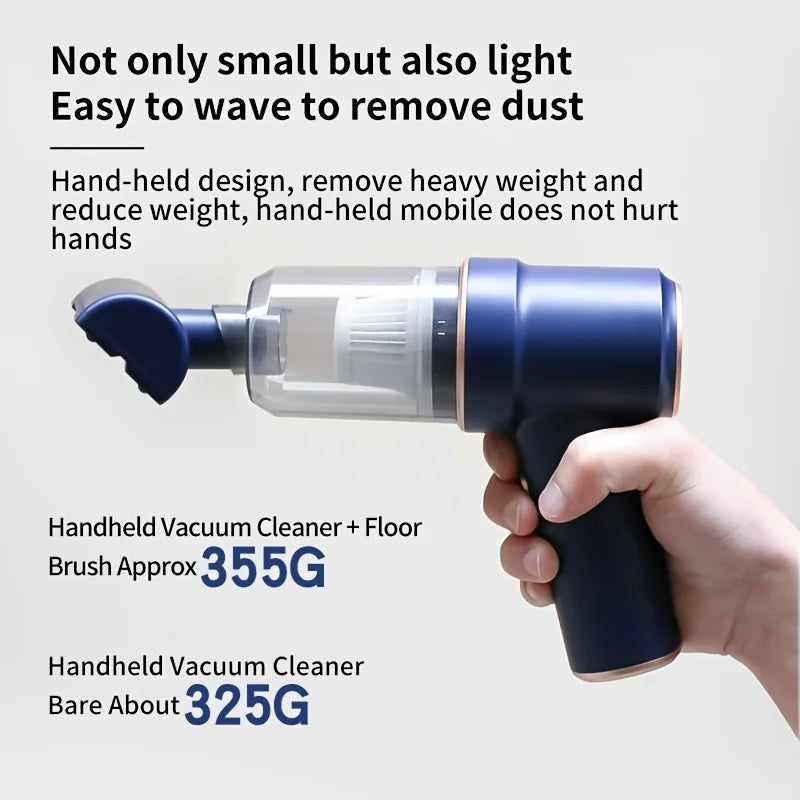 120W Wireless Desk Vacuum | High-Power Rechargeable Handheld Cleaner