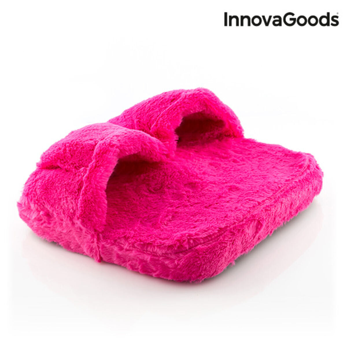 InnovaGoods Plush Electric Foot Massager – Ergonomic, Heated, & Washable Comfort