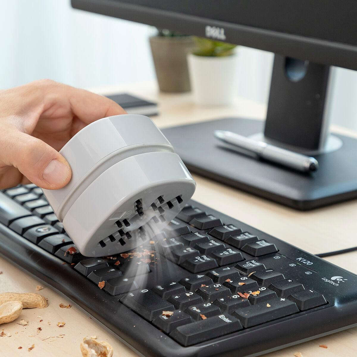 Mini Desk Vacuum | Compact Battery-Powered Cleaner for Desktop Dust & Crumbs