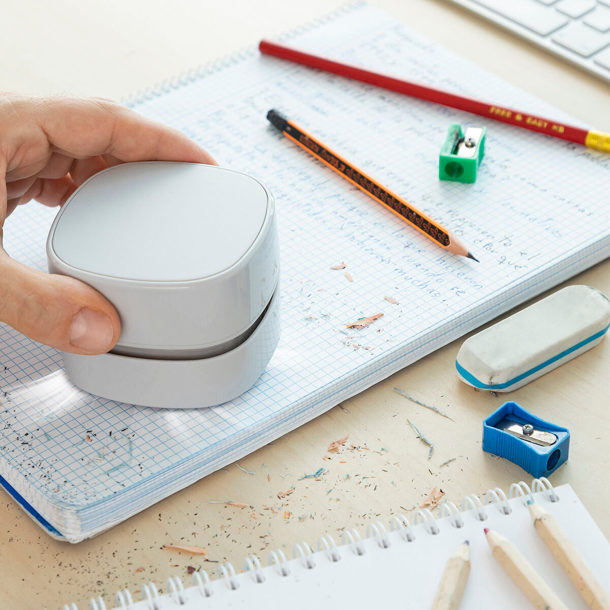 Mini Desk Vacuum | Compact Battery-Powered Cleaner for Desktop Dust & Crumbs