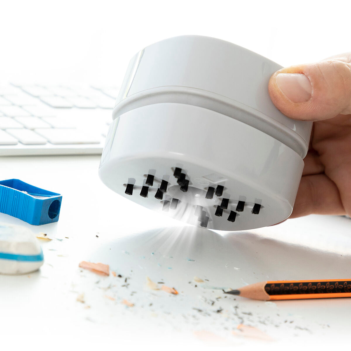 Mini Desk Vacuum | Compact Battery-Powered Cleaner for Desktop Dust & Crumbs