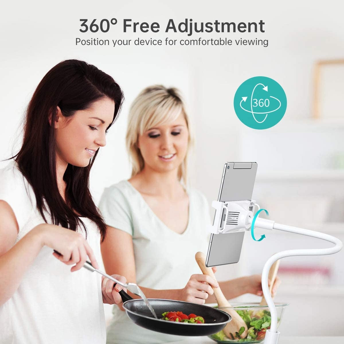 CHOETECH T548-S Wireless Charger & Flexible Arm Phone Holder