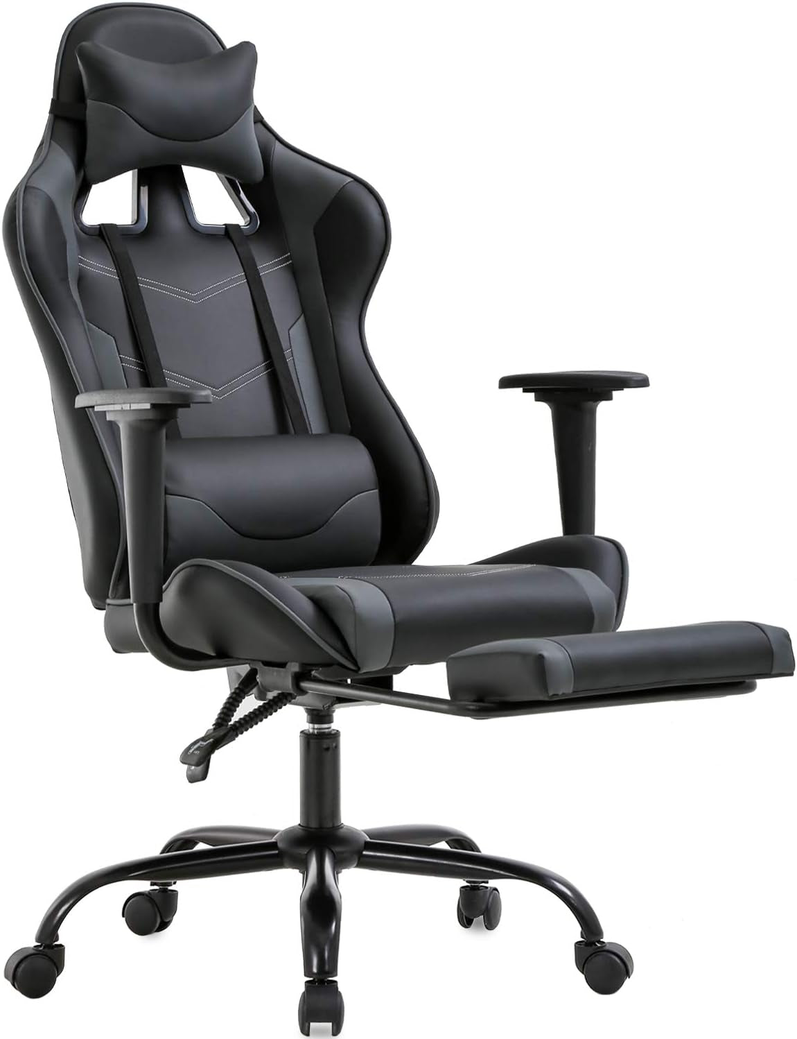 Ergonomic Gaming Chair – High-Back Comfort with Adjustable Lumbar & Recline Support