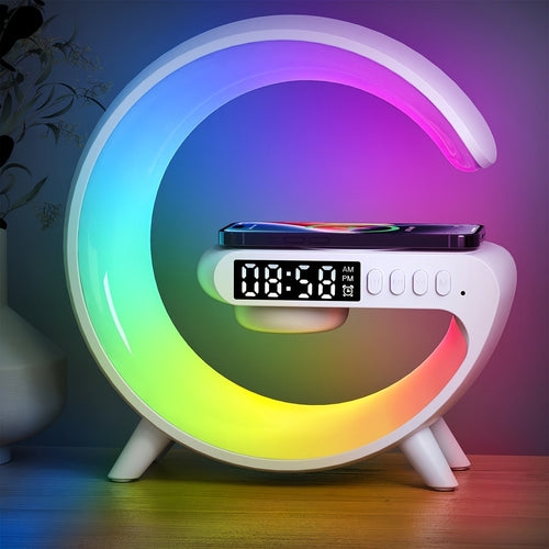 INEYES Smart Lamp | Wireless Charger, Bluetooth Speaker & RGB Night Light