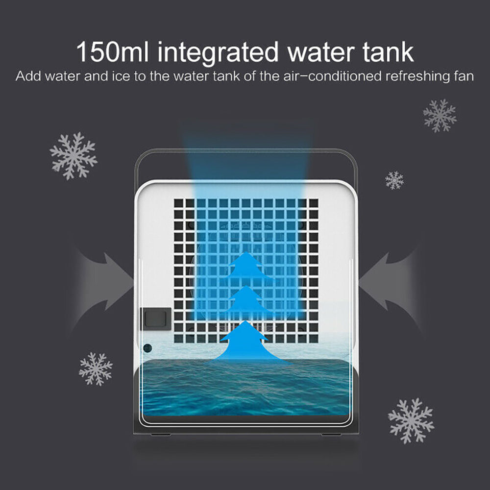 CoolMist™ 4-in-1 USB Mini Air Conditioner – Purify, Humidify, and Chill