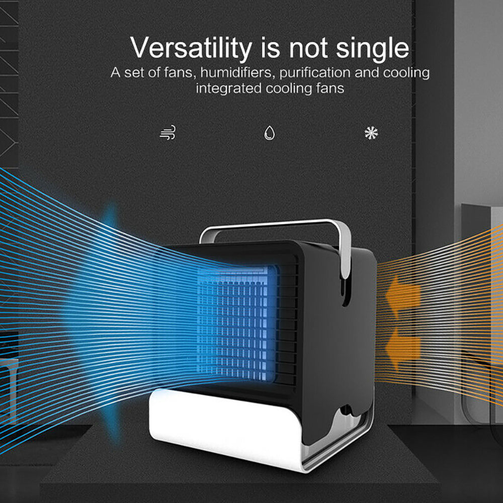 CoolMist™ 4-in-1 USB Mini Air Conditioner – Purify, Humidify, and Chill
