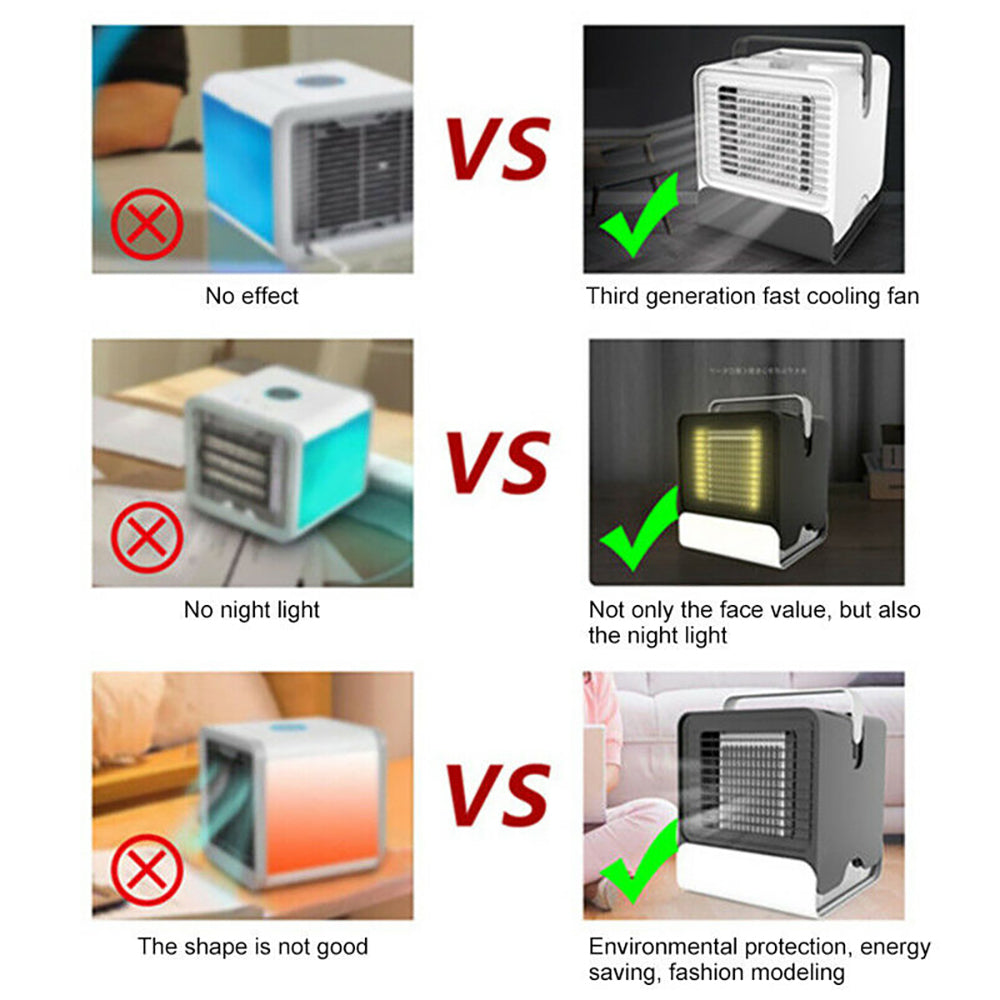 CoolMist™ 4-in-1 USB Mini Air Conditioner – Purify, Humidify, and Chill