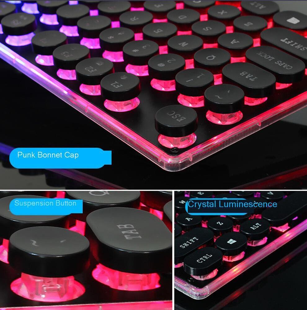 DragonGlow RGB Wired Gaming Keyboard & Mouse Combo