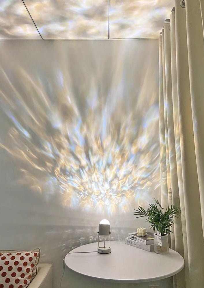 Ripple Projector Ambient Light | Modern Decorative Mood Lamp with Dynamic Wave Glow