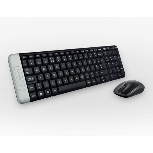 Logitech TDS6080 Wireless Keyboard & Mouse Set – Ultra-Slim, Battery Powered