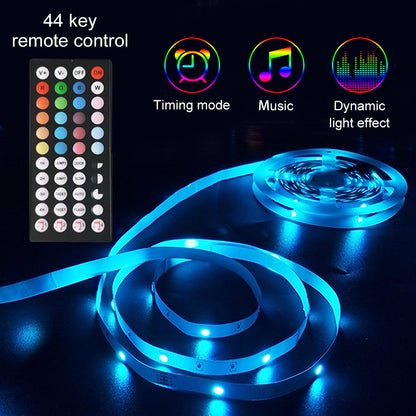 RGB LED Strip Lights – 20M with 44-Key Remote + Dynamic Effects