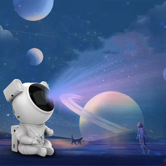 Astronaut Star Projector | Bluetooth Music Light with Rotating Galaxy Projection