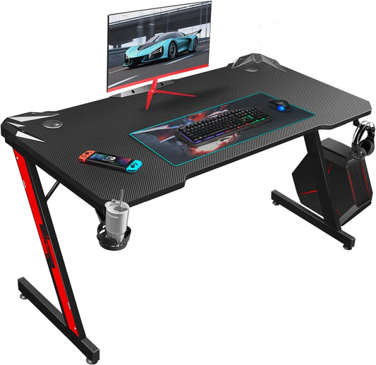 44 inch Carbon Fiber Surface Gaming Desk