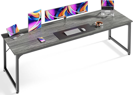 80-Inch Computer Desk with Built-In Storage – Oversized Gaming & Office Workstation