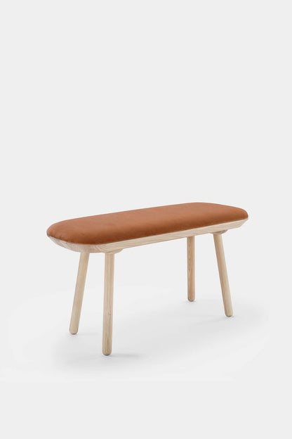 Naïve Bench Upholstered – Minimalist Solid Wood Seating
