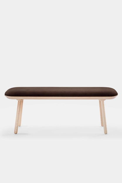 Naïve Bench Upholstered – Minimalist Solid Wood Seating