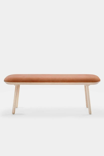 Naïve Bench Upholstered – Minimalist Solid Wood Seating