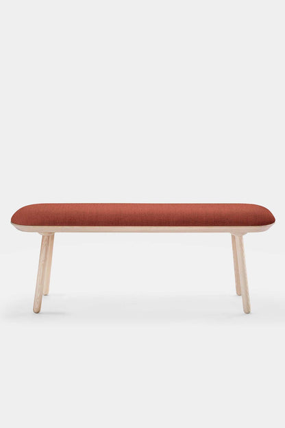 Naïve Bench Upholstered – Minimalist Solid Wood Seating