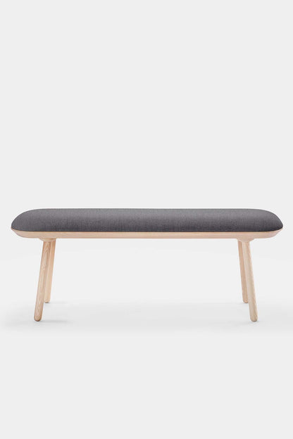 Naïve Bench Upholstered – Minimalist Solid Wood Seating