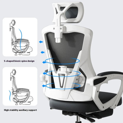 Ergonomic Recliner Gaming & Office Chair – Adjustable 3D Armrests, Lumbar Support & Tilt