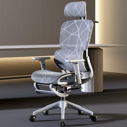 Ergonomic Recliner Gaming & Office Chair – Adjustable 3D Armrests, Lumbar Support & Tilt