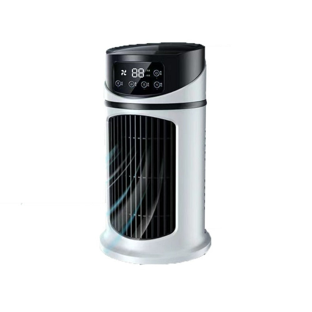Mini Water-Cooling Desktop Fan – 3-in-1 Air Cooler, Humidifier &a Purifier