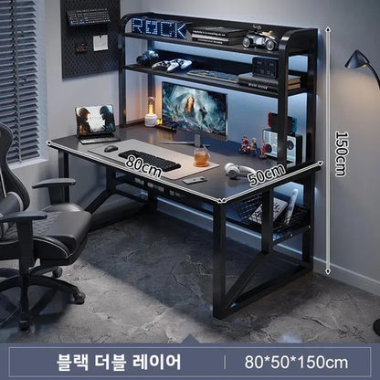 AOLIVIYA™ GameStation Desk Set – Multi-Tier E-sports Table + Chair Combo