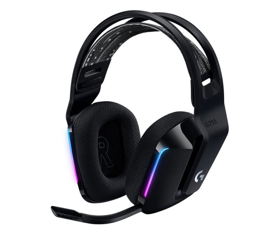 Wireless RGB Gaming Headset – Logitech G733 Style with USB Connection