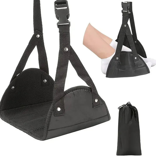 Airplane Footrest Hammock – Lightweight, Adjustable & Travel-Ready