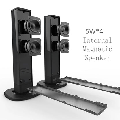 EchoSplit Dual Mode Bluetooth Soundbar – TV, PC & Desktop Audio Booster