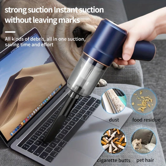 120W Wireless Desk Vacuum | High-Power Rechargeable Handheld Cleaner