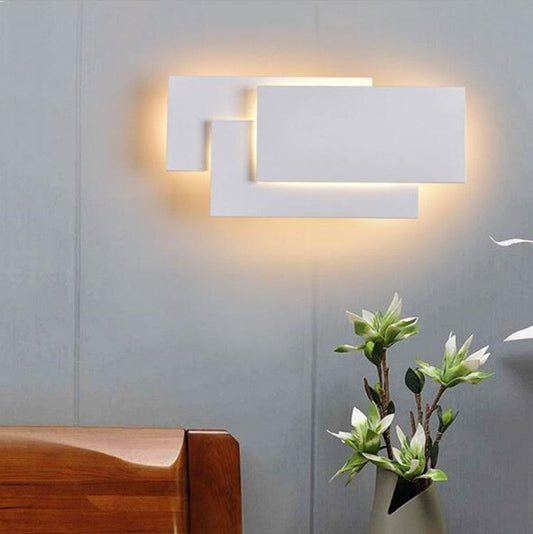 GlowSquare 18W Wall Lamp – Minimalist LED Lighting for Bedroom, Hallway & More